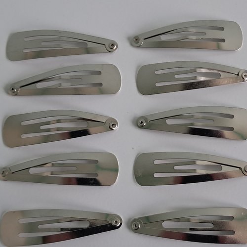 Lot 10 barettes à décorer