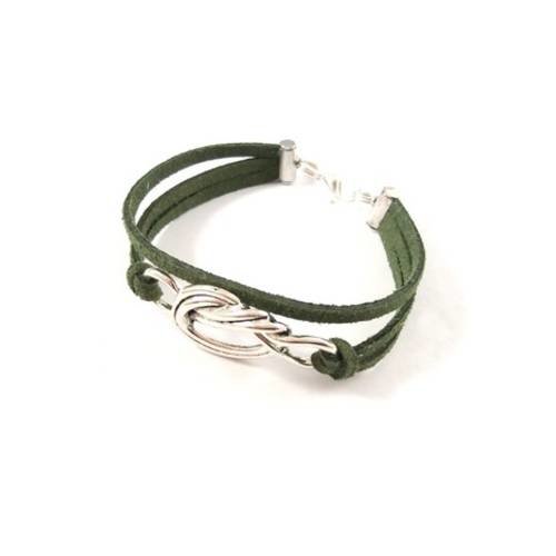 Bracelet vert olive 