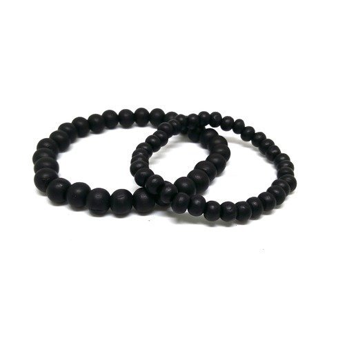 Bracelets couple noir