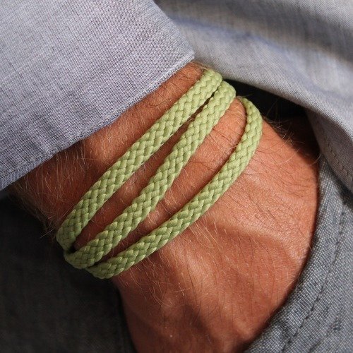 Bracelet homme vert