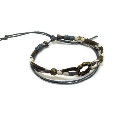 Bracelet femme fleurs 