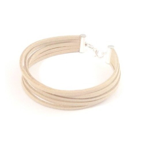 Bracelet homme beige