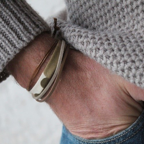 Bracelet homme camouflage