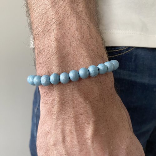 Bracelet homme bleu