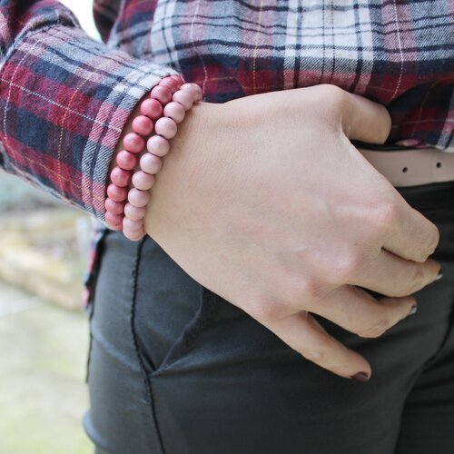 Bracelets femme roses