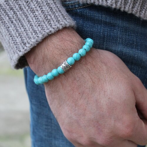 Bracelet homme perles