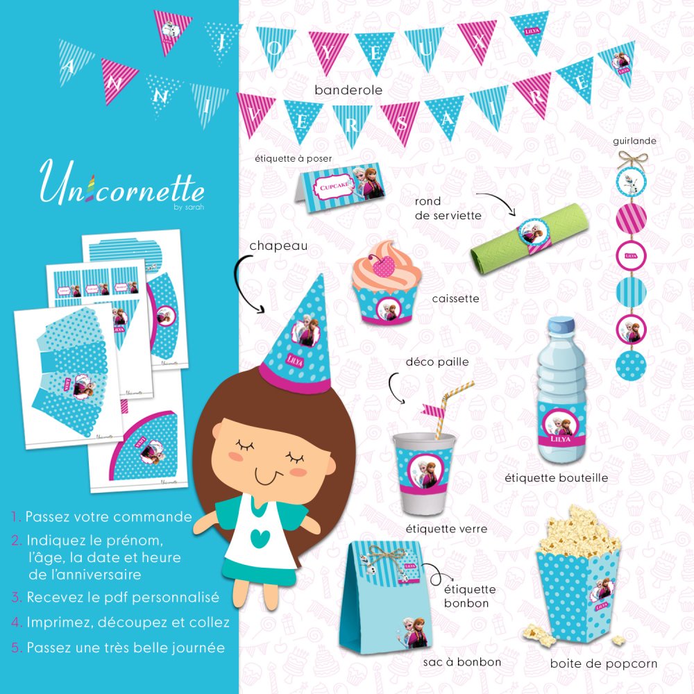 Kit Anniversaire La Reine Des Neiges A Imprimer Un Grand Marche Kit Anniversaire La Reine Des Neiges A Imprimer Un Grand Marche