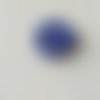 Miroir shisha à coudre  disque  taille 1.5 cm  contour bleu 