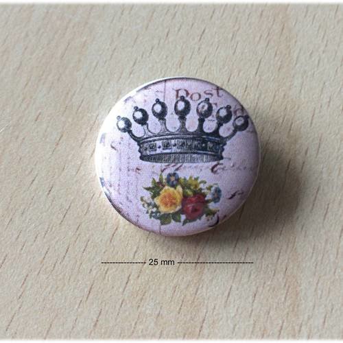 Badge 25 mm "couronne 05" 
