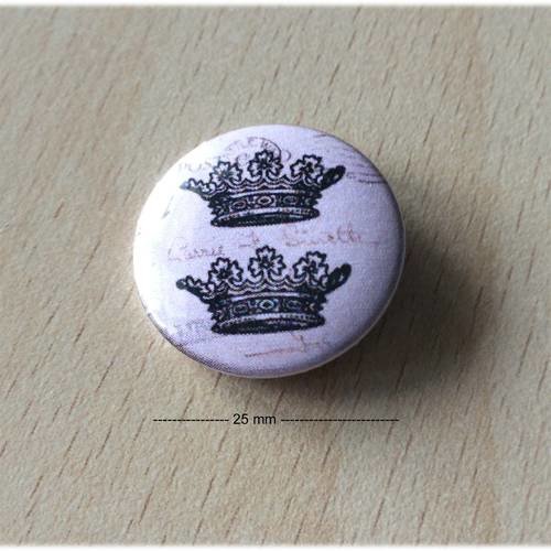 Badge 25 mm "couronne 03" 