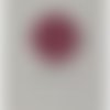 Connecteur  / pendentif  "rosace" filigrané  rouge 