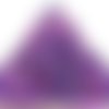 Jolie perle scintillante couleur violet turquoise 