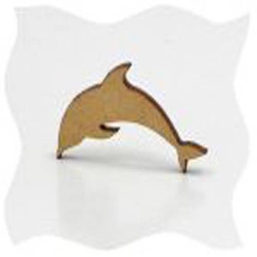 Petit dauphin de la mer 01 en bois peuplier 
