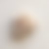 Perles  en pierre naturelle beige écru 11 mm 