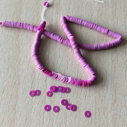 Paillette fuchsia 3mm qualité française 