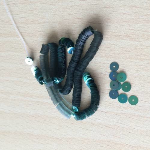 Paillette couleur malachite  4 mm qualité française  2512 