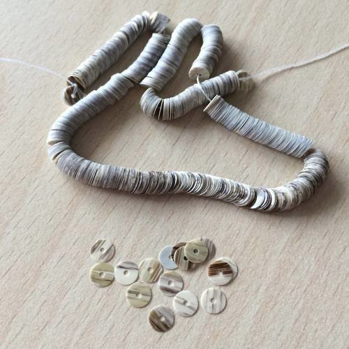 Paillette couleur corne 5 mm qualité française haute couture 