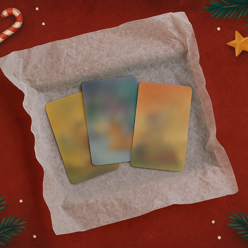 Calendrier de l'avent poetique - 25 cartes illustrées / rituel doux de noël / créations artisanales francaises