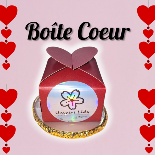 Boîte cadeau coeur