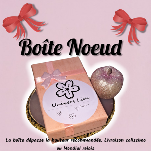 Boîte cadeau à noeud