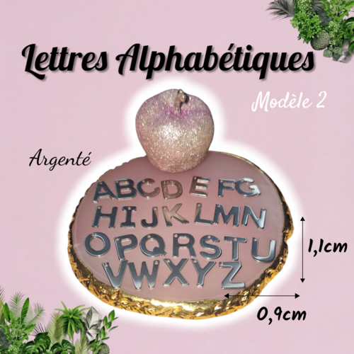 Lettres alphabétiques modèle 2