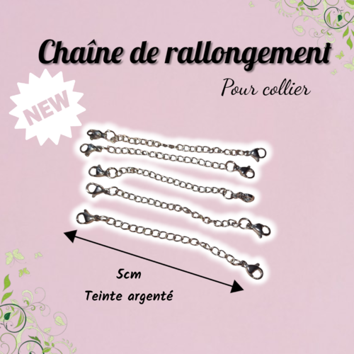 Chaîne de rallongement de 5cm