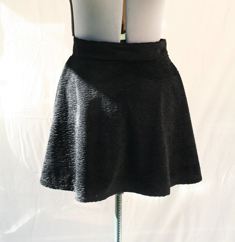 jupe patineuse noire