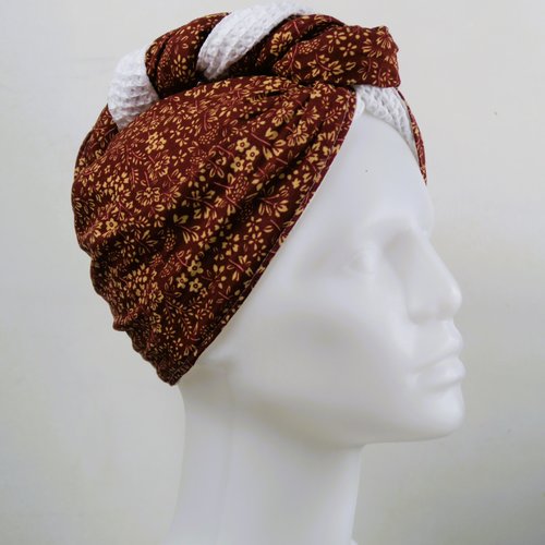 Serviette turban pour les cheveux