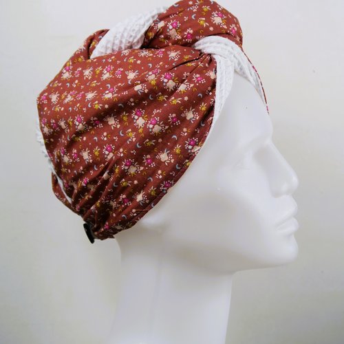 Serviette turban pour les cheveux