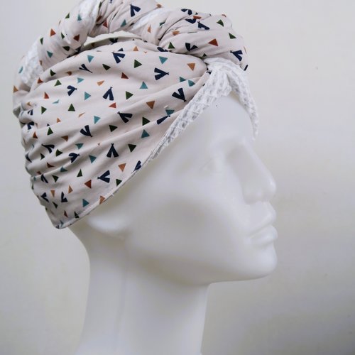 Serviette turban pour les cheveux