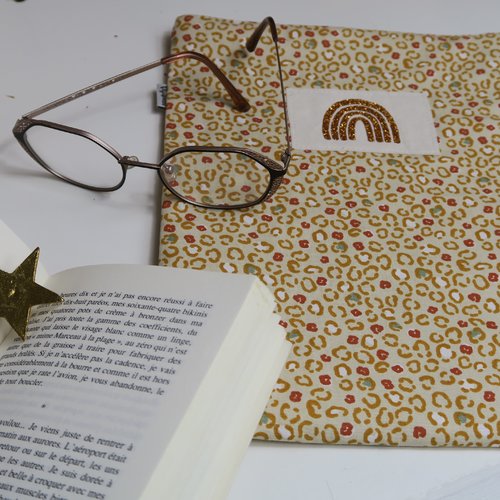 Pochette à livres - taille m motif cougoui