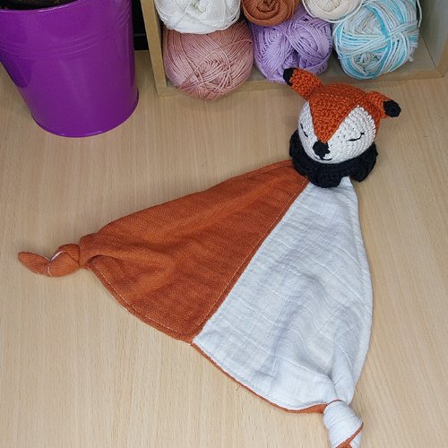 Doudou plat renard