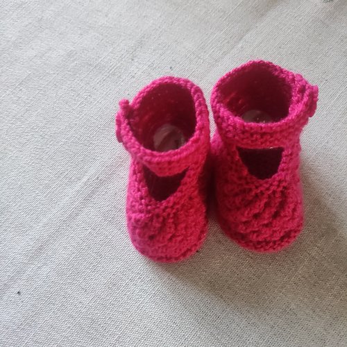 Chausson bébé tricoter a la