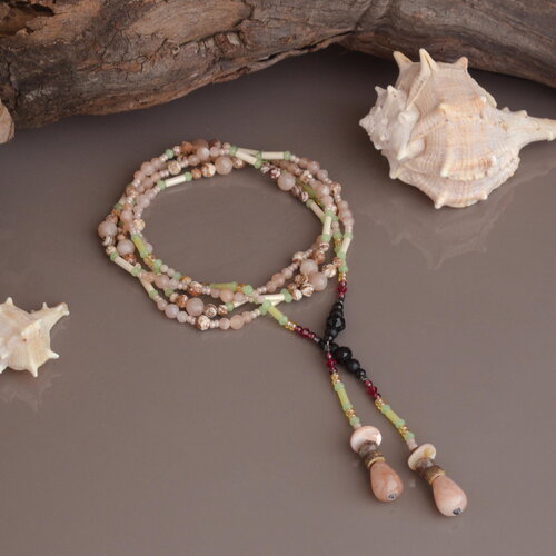 Collier de mariage en perles naturelles fines – élégance bohème et intemporelle