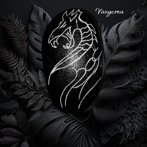 Galet peint à la main dragon. pierre décorative dragon. cailloux, peinture sur galet galet personnalisé