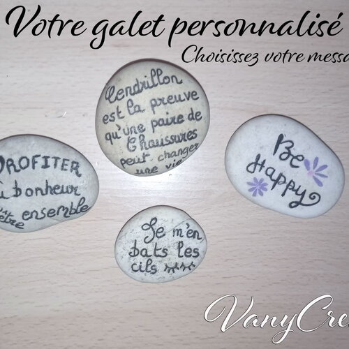 Galets peints, peinture sur galet, citation sur pierre, galet personnalisé, message funéraire pour cimetière