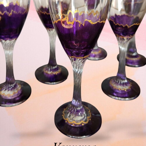 Verres à vin peints, verres à vin rouge, verres personnalisés, cadeaux pour amateur de vin peinture sur verre décoré