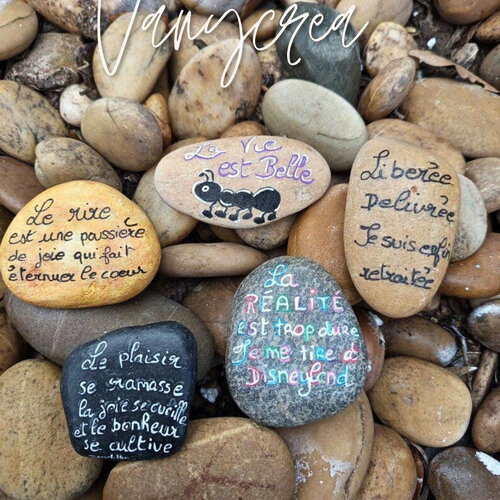 Galets peints peinture sur galet message pierre galet personnalisé pierre phrase mot, cadeau retraite, citation
