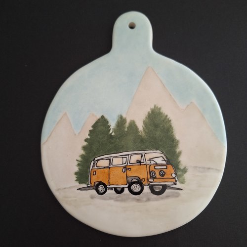 Dessous de plat en porcelaine