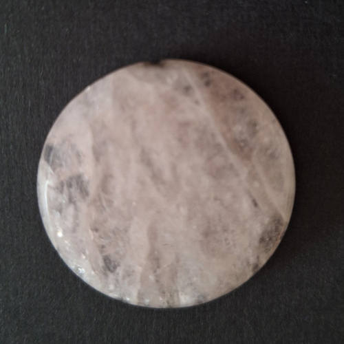 Grande perle ronde quartz  rose pierre de gemme