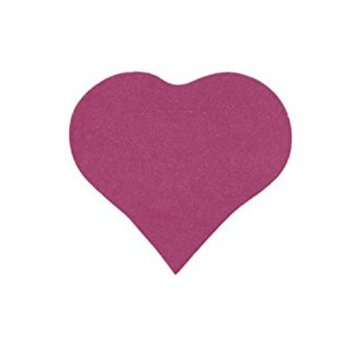 10 étiquettes coeurs fuchsia, marque-place. décoration de mariage, baptême, anniversaire.