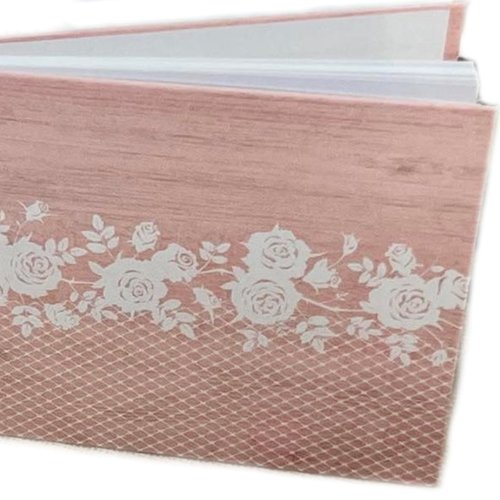 Livre d'or collection bois de rose - 80 pages - 21.5 x 0.8 cm.