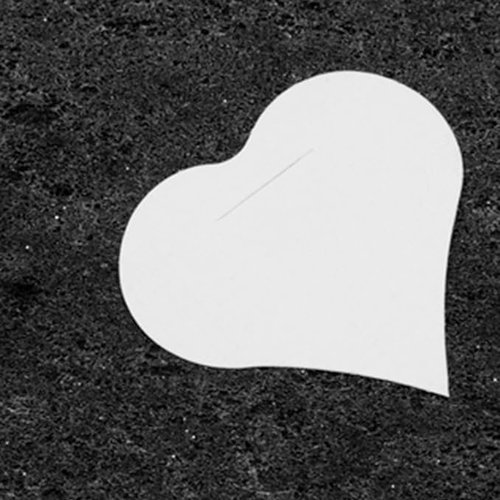 10 étiquettes coeurs blanche, marque-place.