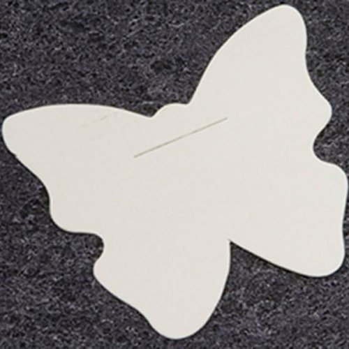 10 étiquettes papillon blanches, marque-place. décoration de mariage, baptême, anniversaire.