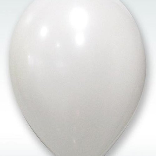 50 ballons de baudruche opaques blanc. décoration de mariage