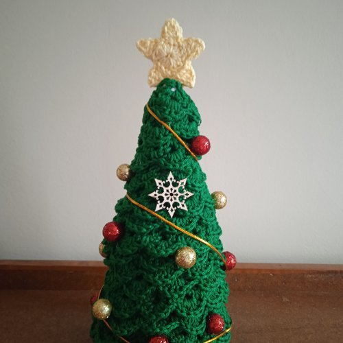 Sapin de noel au crochet