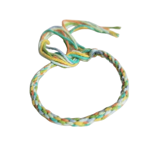 Bracelet d'amitié arc-en-ciel : 16 cm