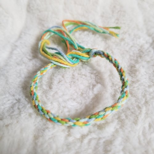 Bracelet d'amitié arc-en-ciel : 16 cm