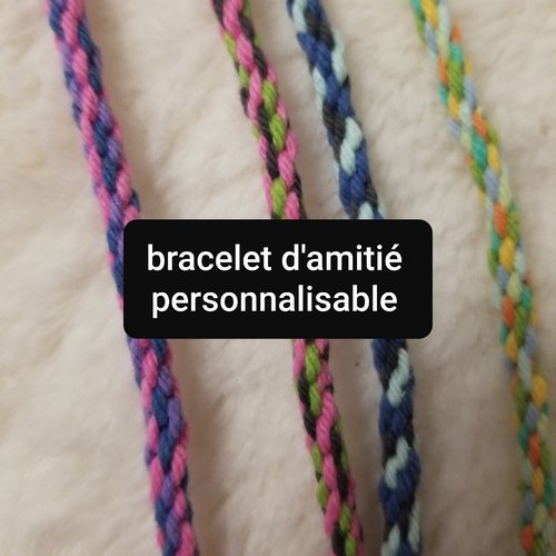 Bracelet d'amitié personnalisable