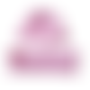 Ensemble bonnet et tour de cou, snood bébé rose : naissance